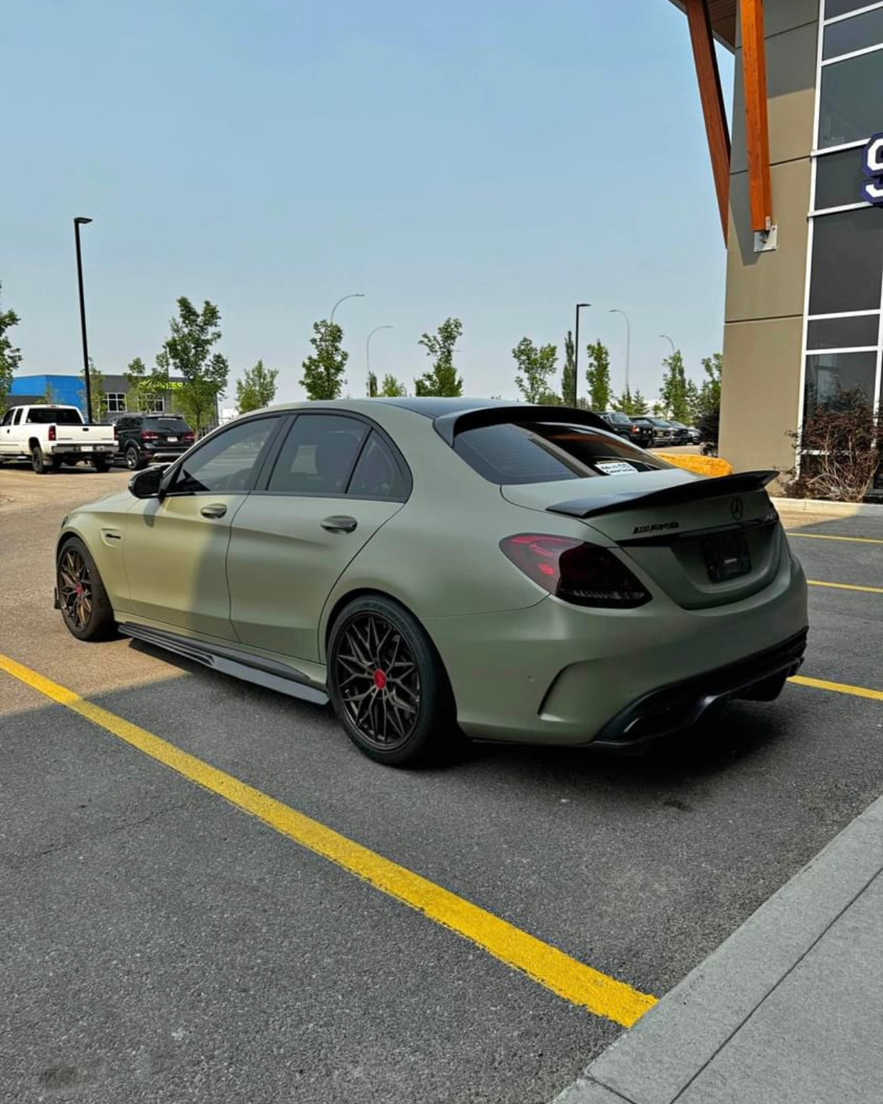 W205 C Class Sedan Rear Aesthetic