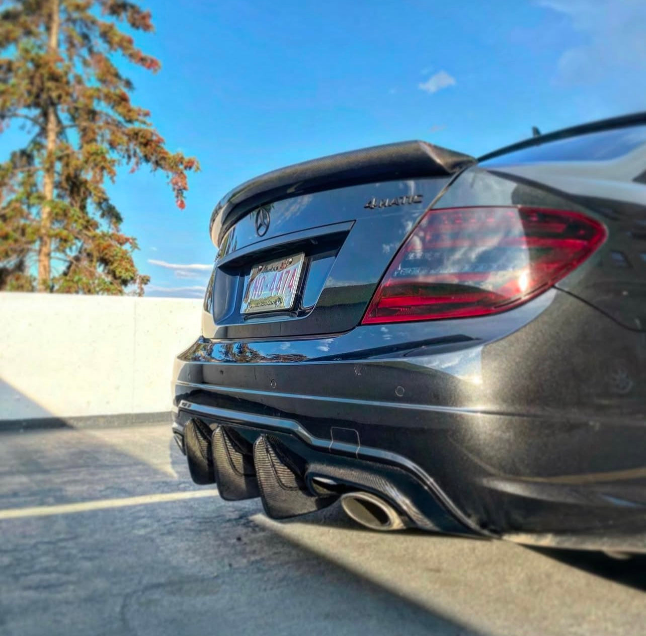 W204 C Class Rear Aesthetic