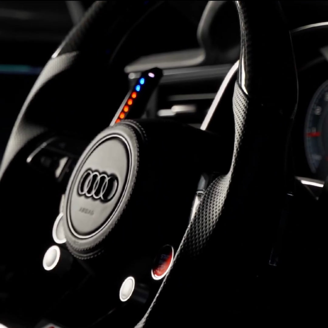Audi custom steering wheel