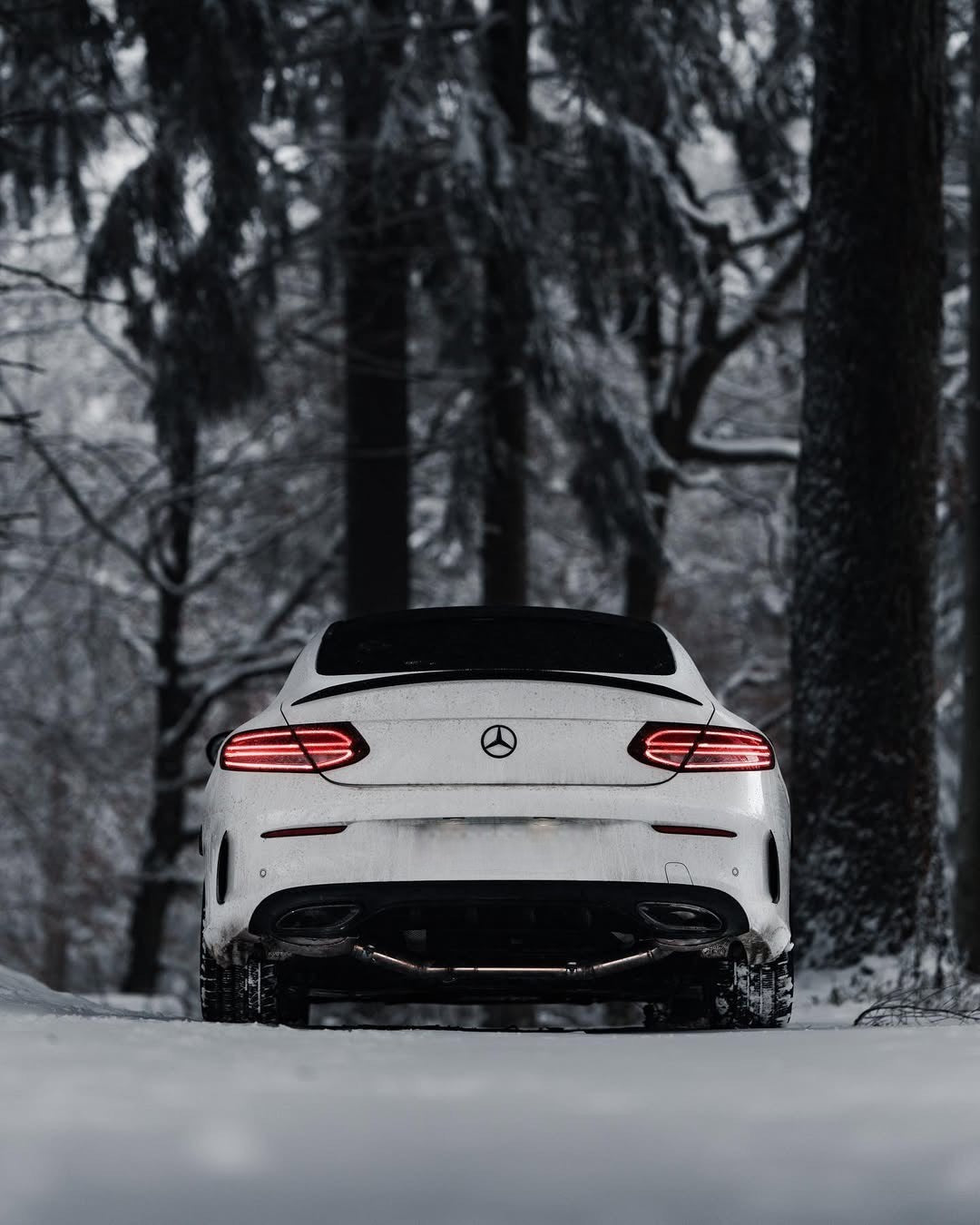 W205 C Class Coupe Rear Aesthetic