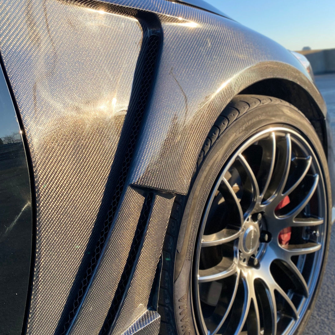 INFINITI Q50 VENTED FENDERS GENUINE CARBON FIBER ADF-V1 STYLE