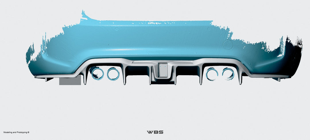 BMW F87 M2 REAR DIFFUSER GENUINE CARBON FIBER F1-STYLE