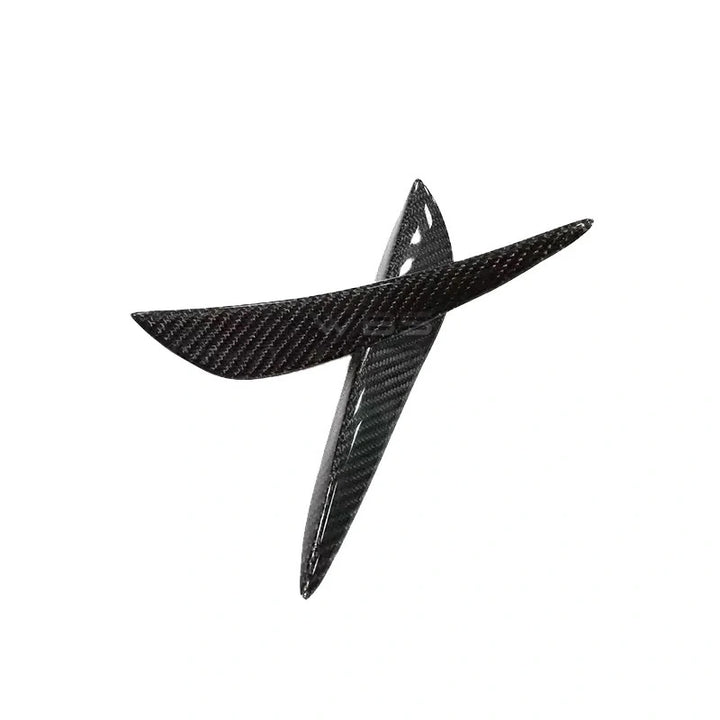 BMW F3X 4 SERIES FRONT BUMPER CANARDS GENUINE CARBON FIBER