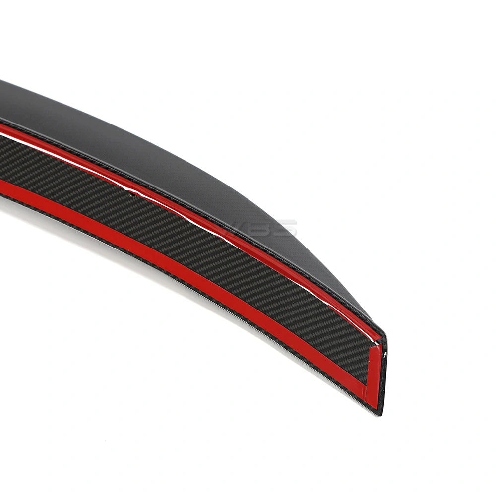 KIA STINGER TRUNK SPOILER V1 STYLE GENUINE CARBON FIBER