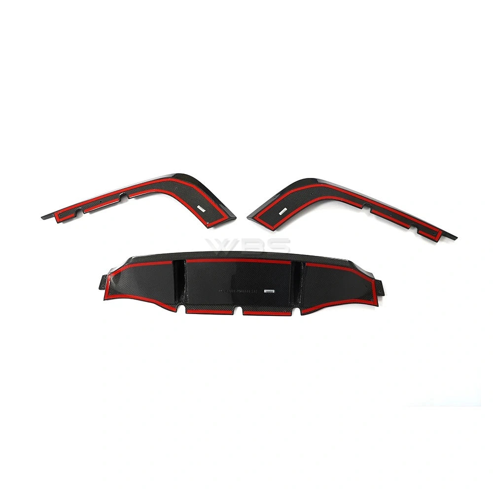 KIA STINGER GT REAR DIFFUSER V1 STYLE GENUINE CARBON FIBER