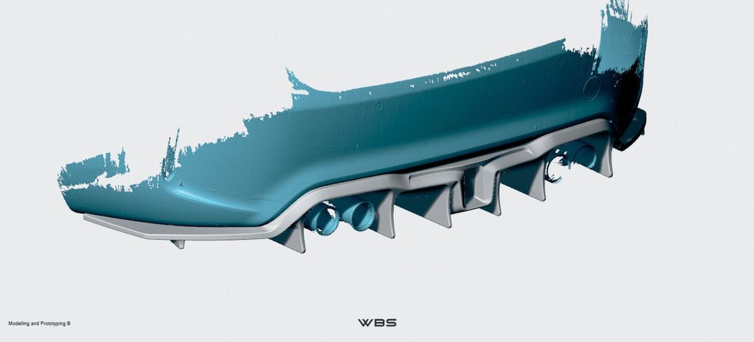 BMW F87 M2 REAR DIFFUSER GENUINE CARBON FIBER F1-STYLE