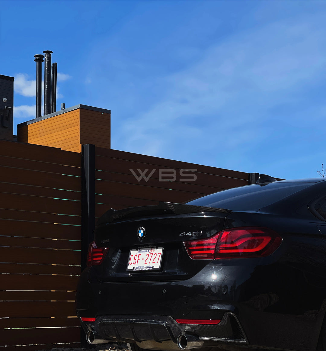 BMW 4 SERIES F3X M PERFORMANCE DIFFUSER GENUINE CARBON FIBER