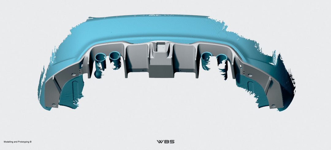 BMW F87 M2 REAR DIFFUSER GENUINE CARBON FIBER F1-STYLE