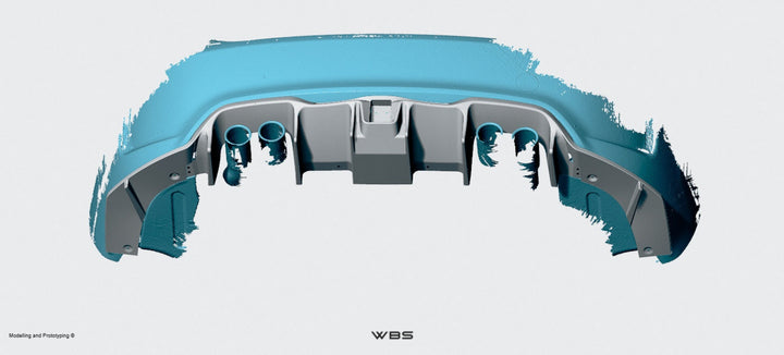 BMW F87 M2 REAR DIFFUSER GENUINE CARBON FIBER F1-STYLE