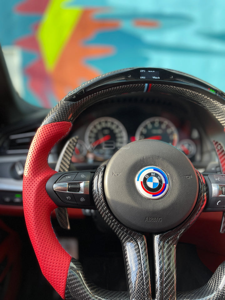 BMW F-CHASSIS M2/ M3/ M4/ M5/ M6 CUSTOM STEERING WHEEL