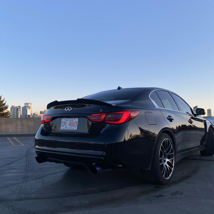 INFINITI Q50 PSM TRUNK SPOILER GENUINE CARBON FIBER