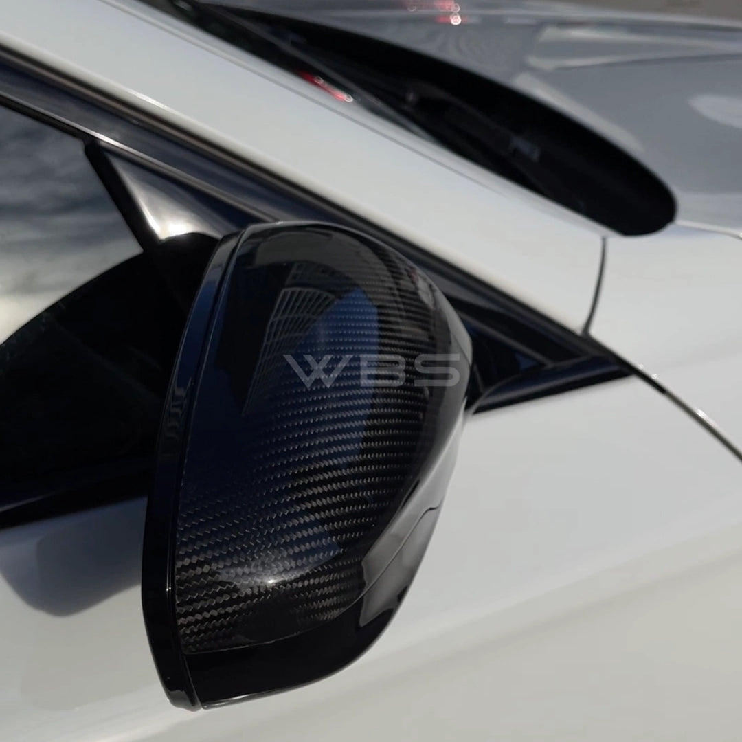 BMW M5 F10 GENUINE CARBON FIBER MIRROR CAPS OEM REPLACEMENT