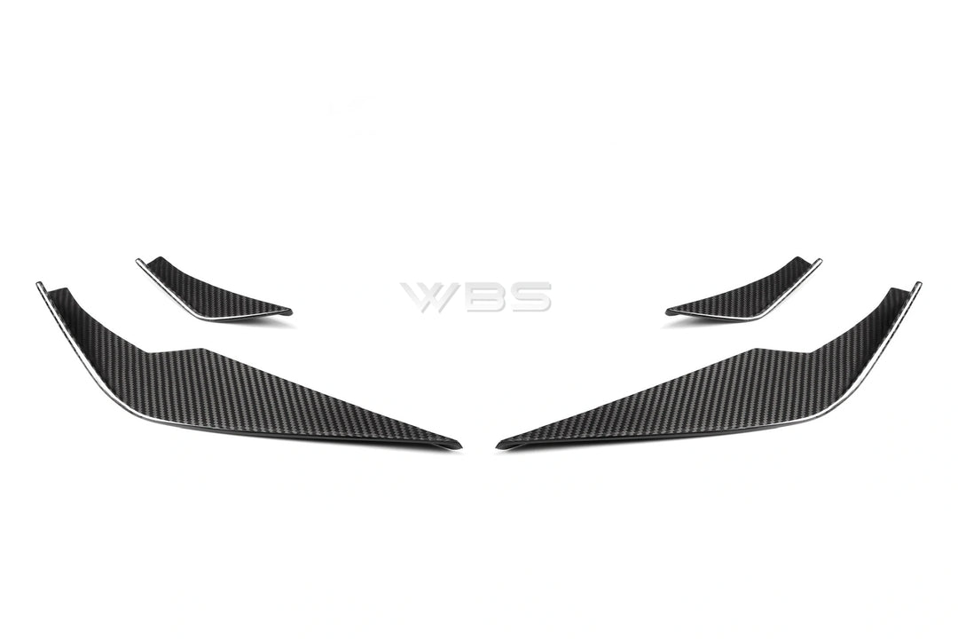 BMW G8X M3/M4 V-STYLE CANARDS GENUINE CARBON FIBER