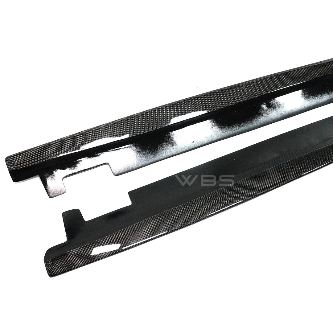 BMW E60 M5 SIDE SKIRTS GTX STYLE GENUINE CARBON FIBER