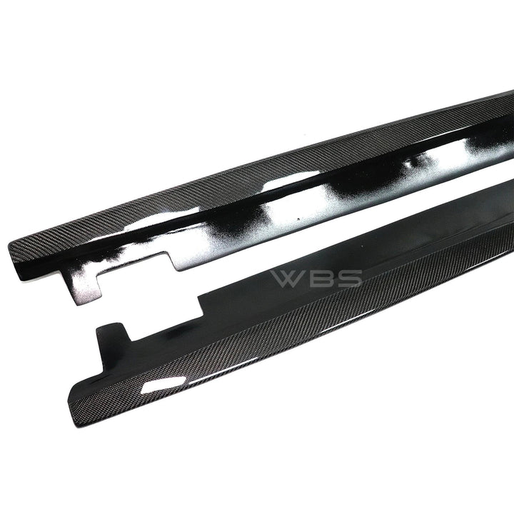 BMW E60 M5 SIDE SKIRTS GTX STYLE GENUINE CARBON FIBER
