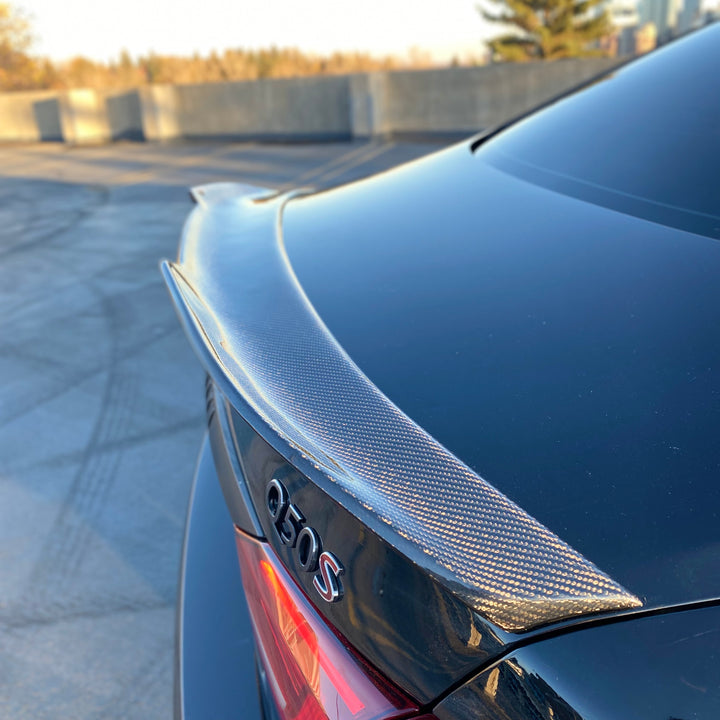 INFINITI Q50 PSM TRUNK SPOILER GENUINE CARBON FIBER