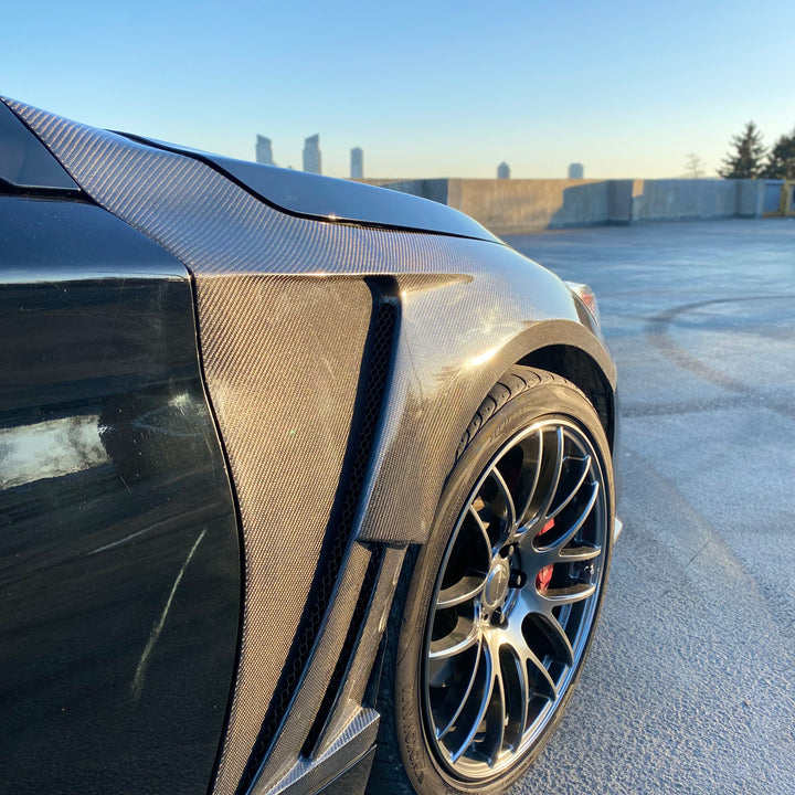 INFINITI Q50 VENTED FENDERS GENUINE CARBON FIBER ADF-V1 STYLE