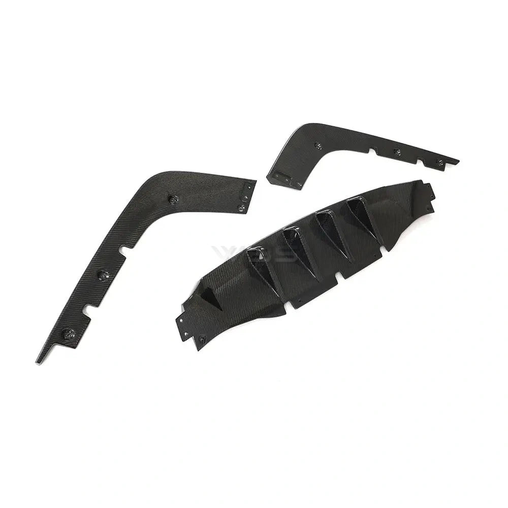 KIA STINGER GT REAR DIFFUSER V1 STYLE GENUINE CARBON FIBER