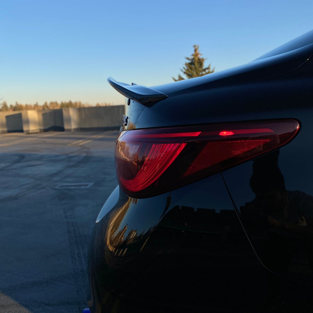 INFINITI Q50 PSM TRUNK SPOILER GENUINE CARBON FIBER