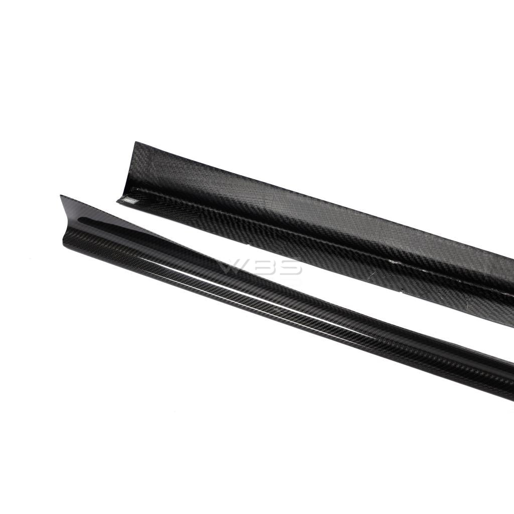 BMW F91 F92 M8 SIDE SKIRTS EXTENSIONS GENUINE CARBON FIBER