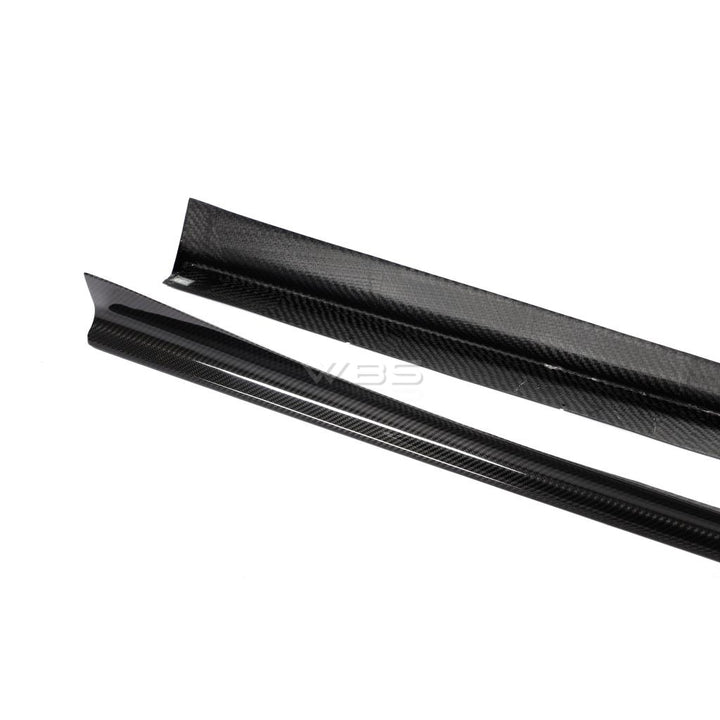 BMW F91 F92 M8 SIDE SKIRTS EXTENSIONS GENUINE CARBON FIBER
