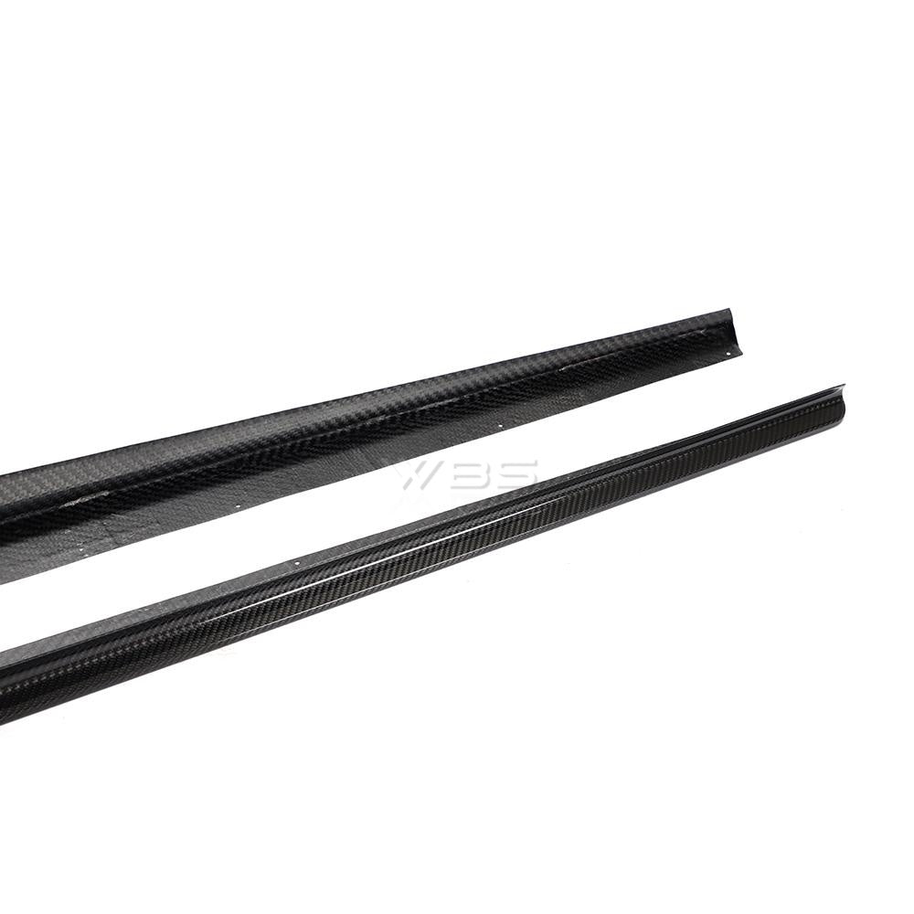 BMW F91 F92 M8 SIDE SKIRTS EXTENSIONS GENUINE CARBON FIBER