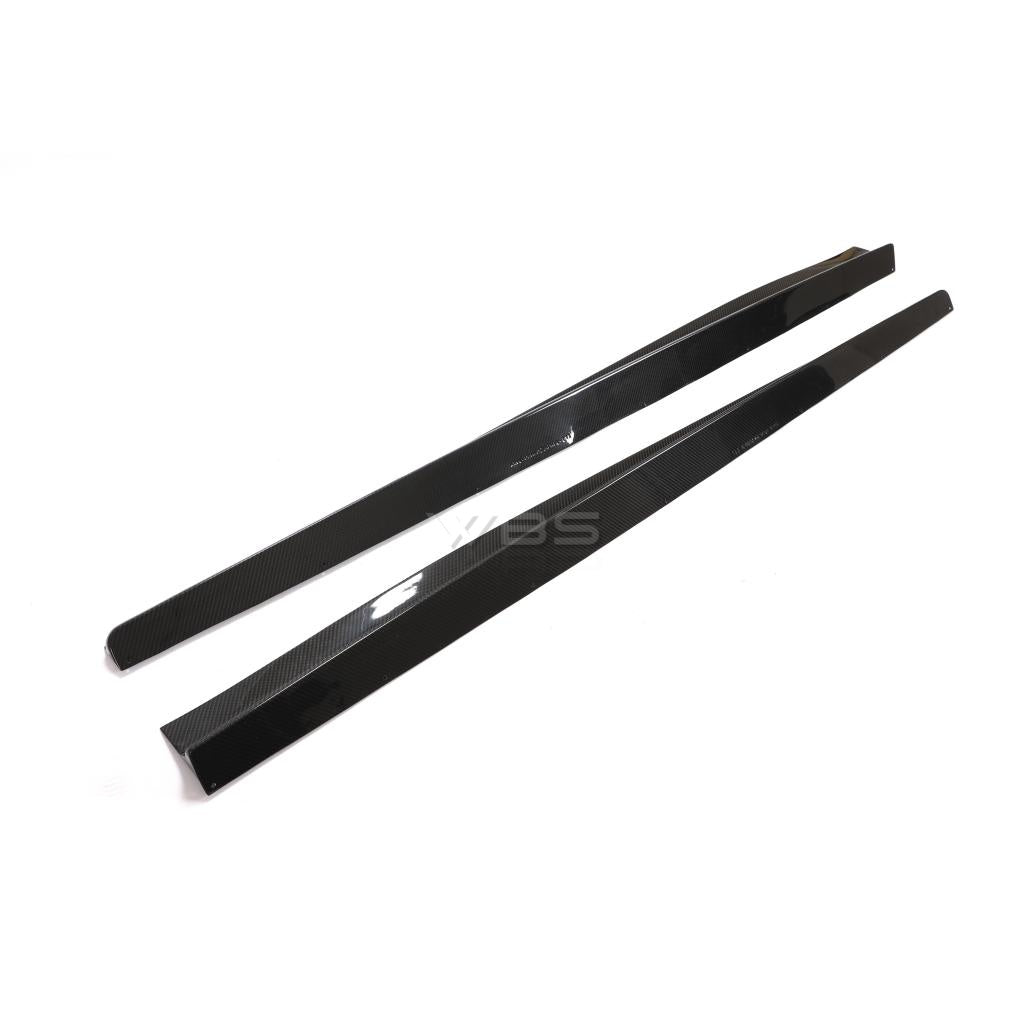 BMW F91 F92 M8 SIDE SKIRTS EXTENSIONS GENUINE CARBON FIBER