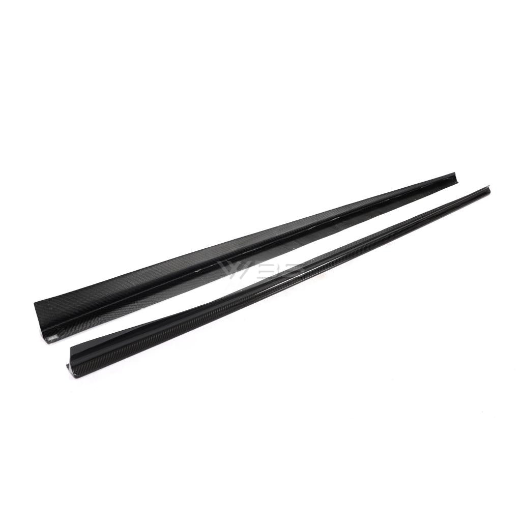 BMW F91 F92 M8 SIDE SKIRTS EXTENSIONS GENUINE CARBON FIBER