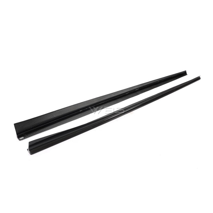 BMW F91 F92 M8 SIDE SKIRTS EXTENSIONS GENUINE CARBON FIBER