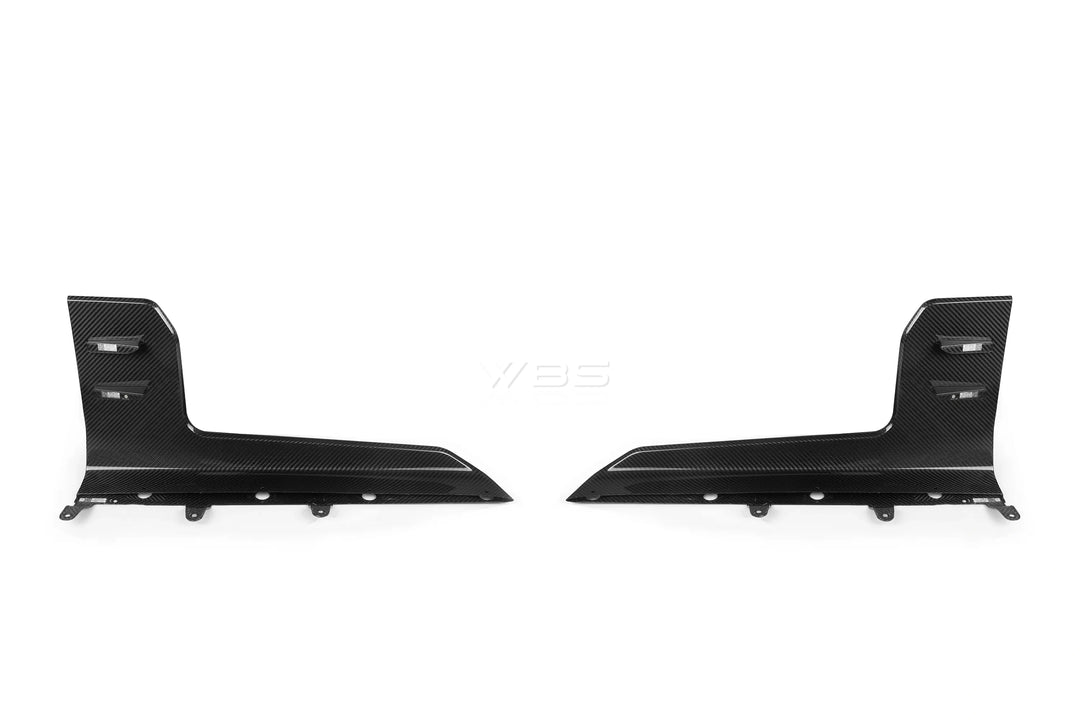 BMW G87 M2 M PERFORMANCE SIDE WINGLETS GENUINE DRY CF