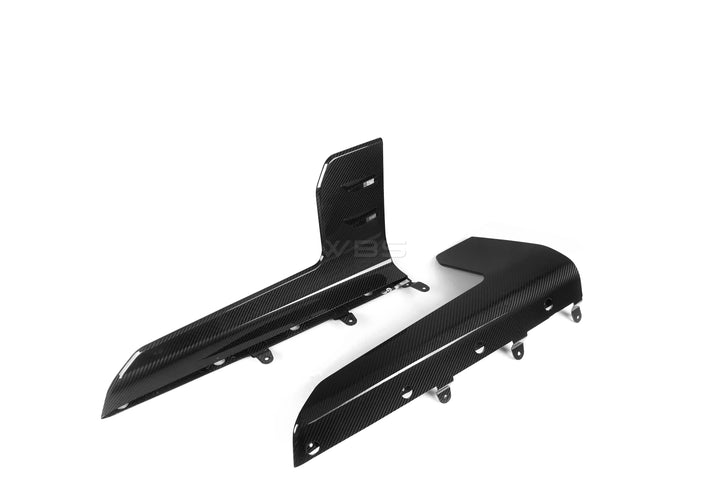 BMW G87 M2 M PERFORMANCE SIDE WINGLETS GENUINE DRY CF