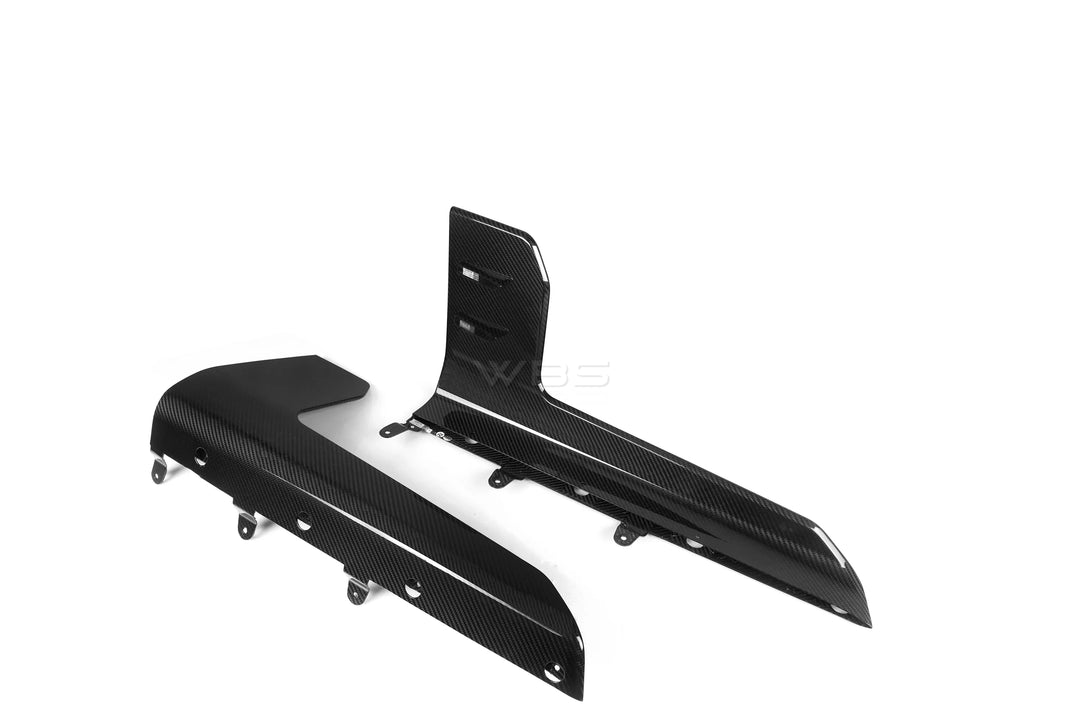 BMW G87 M2 M PERFORMANCE SIDE WINGLETS GENUINE DRY CF