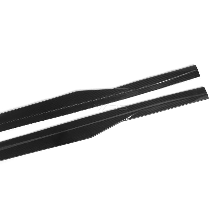 BMW G87 M2 MHC V2 STYLE SIDE SKIRTS GENUINE DRY CARBON FIBER