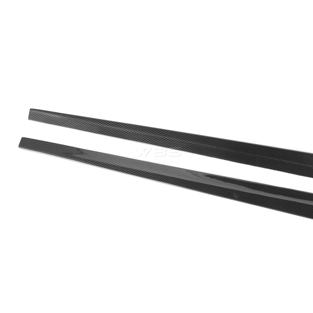 BMW G87 M2 MHC V2 STYLE SIDE SKIRTS GENUINE DRY CARBON FIBER