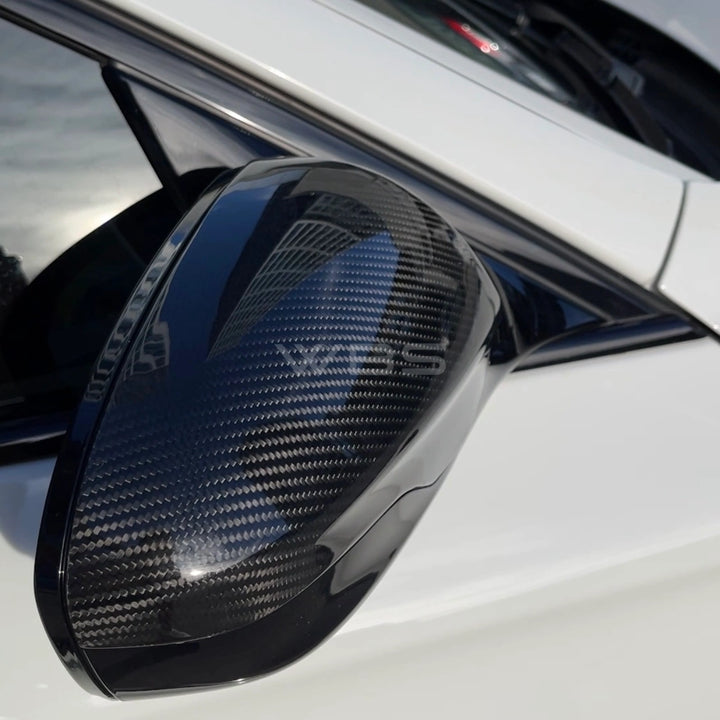 BMW M5 F10 GENUINE CARBON FIBER MIRROR CAPS OEM REPLACEMENT