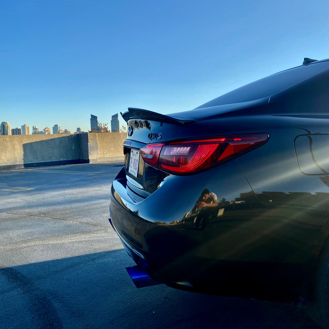 INFINITI Q50 PSM TRUNK SPOILER GENUINE CARBON FIBER