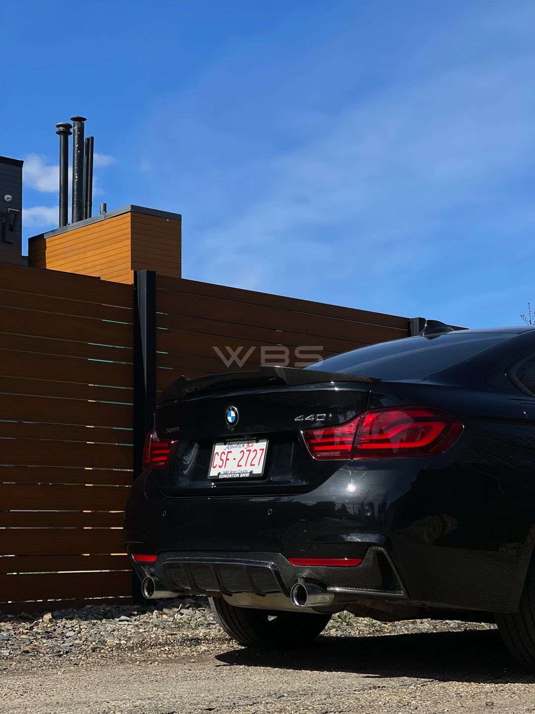 BMW 4 SERIES M4 STYLE TRUNK SPOILER GENUINE CARBON FIBER F32 F33 F36