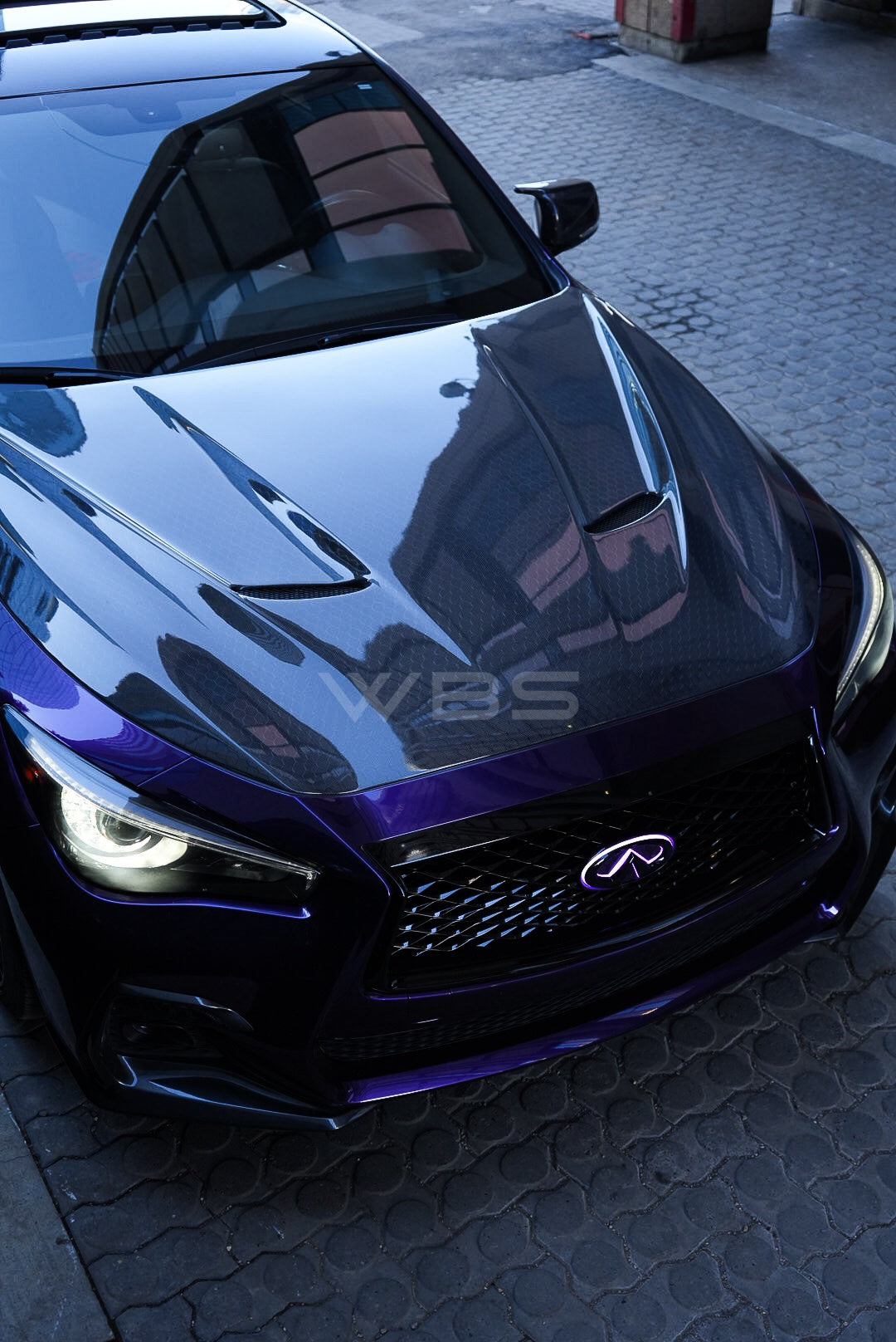 INFINITI Q50 SV STYLE GENUINE CARBON FIBER HOOD
