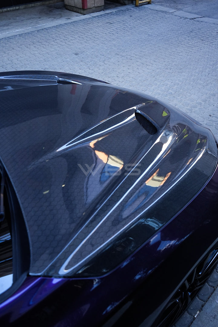 INFINITI Q50 SV STYLE GENUINE CARBON FIBER HOOD