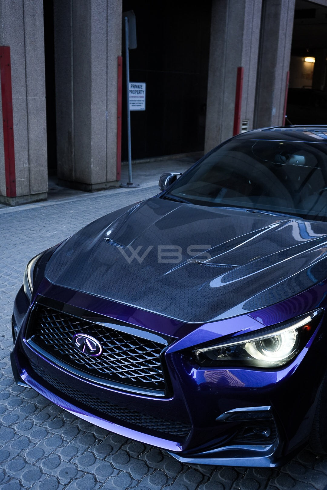 INFINITI Q50 SV STYLE GENUINE CARBON FIBER HOOD