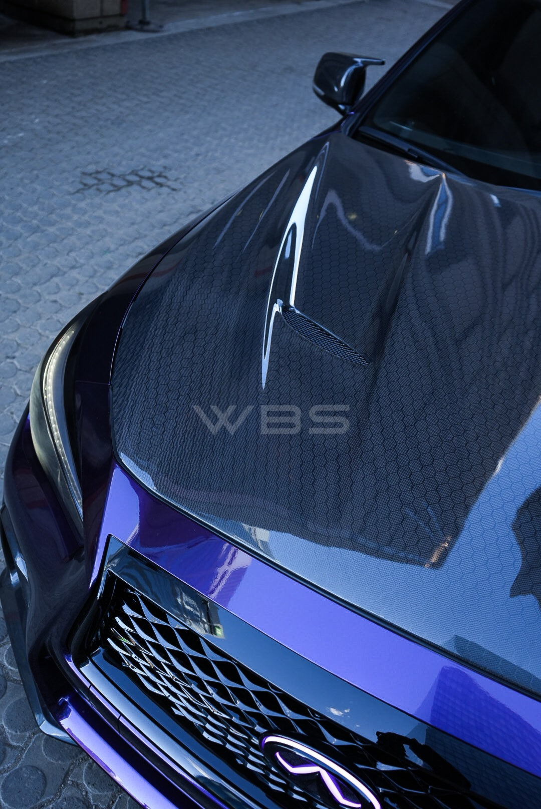 INFINITI Q50 SV STYLE GENUINE CARBON FIBER HOOD