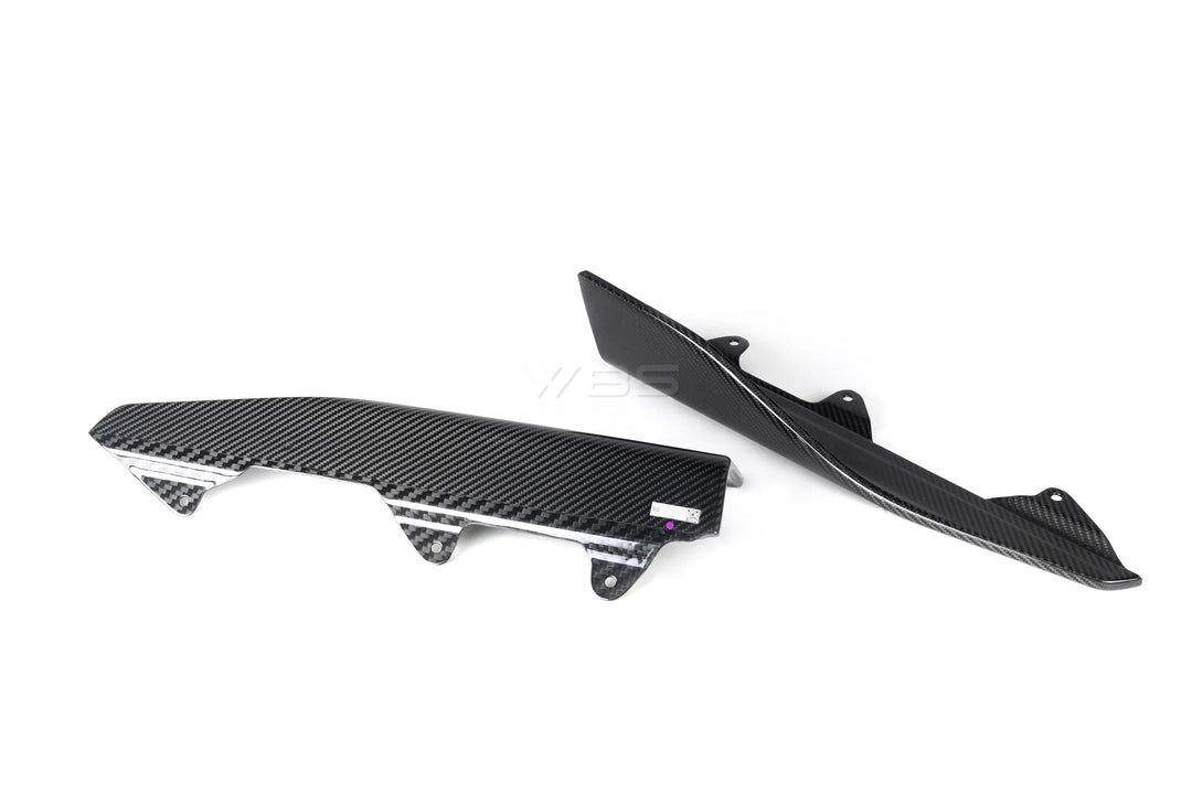 BMW F87 M2 M-PERFORMANCE SIDE SKIRT EXTENSIONS GENUINE CARBON FIBER
