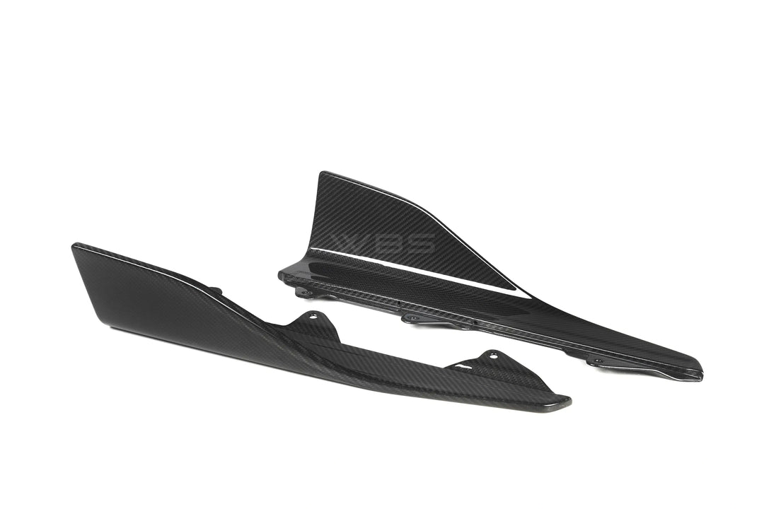 BMW F87 M2 M-PERFORMANCE SIDE SKIRT EXTENSIONS GENUINE CARBON FIBER