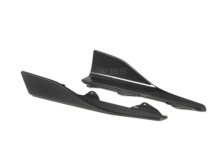 BMW F87 M2 M-PERFORMANCE SIDE SKIRT EXTENSIONS GENUINE CARBON FIBER