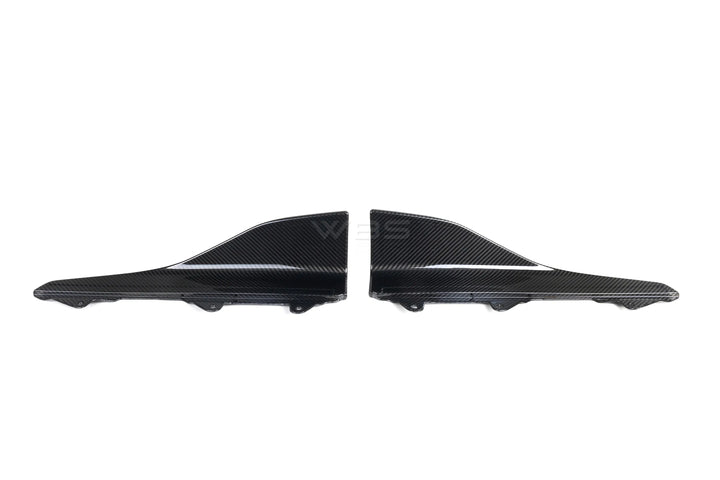 BMW F87 M2 M-PERFORMANCE SIDE SKIRT EXTENSIONS GENUINE CARBON FIBER