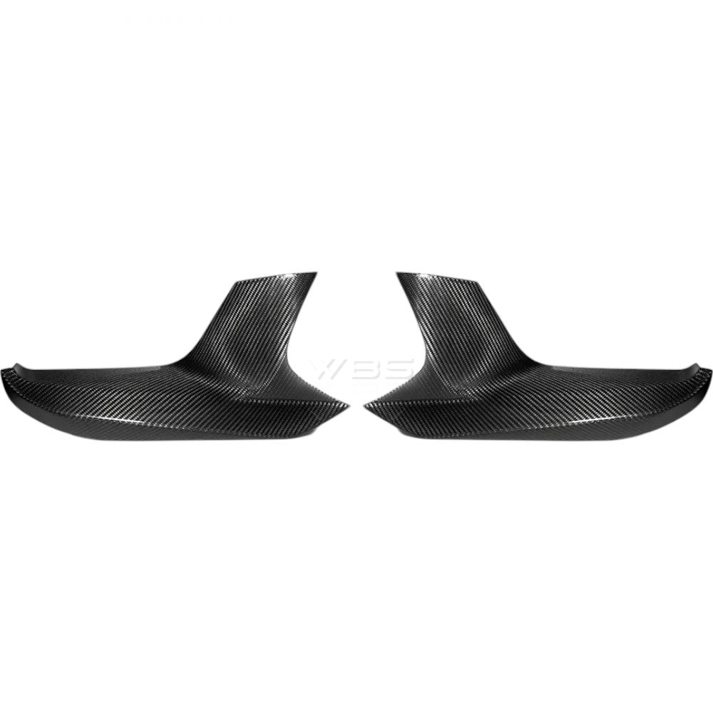BMW F90 M5 FRONT BUMPER MP SPLITTERS GENUINE CARBON FIBER