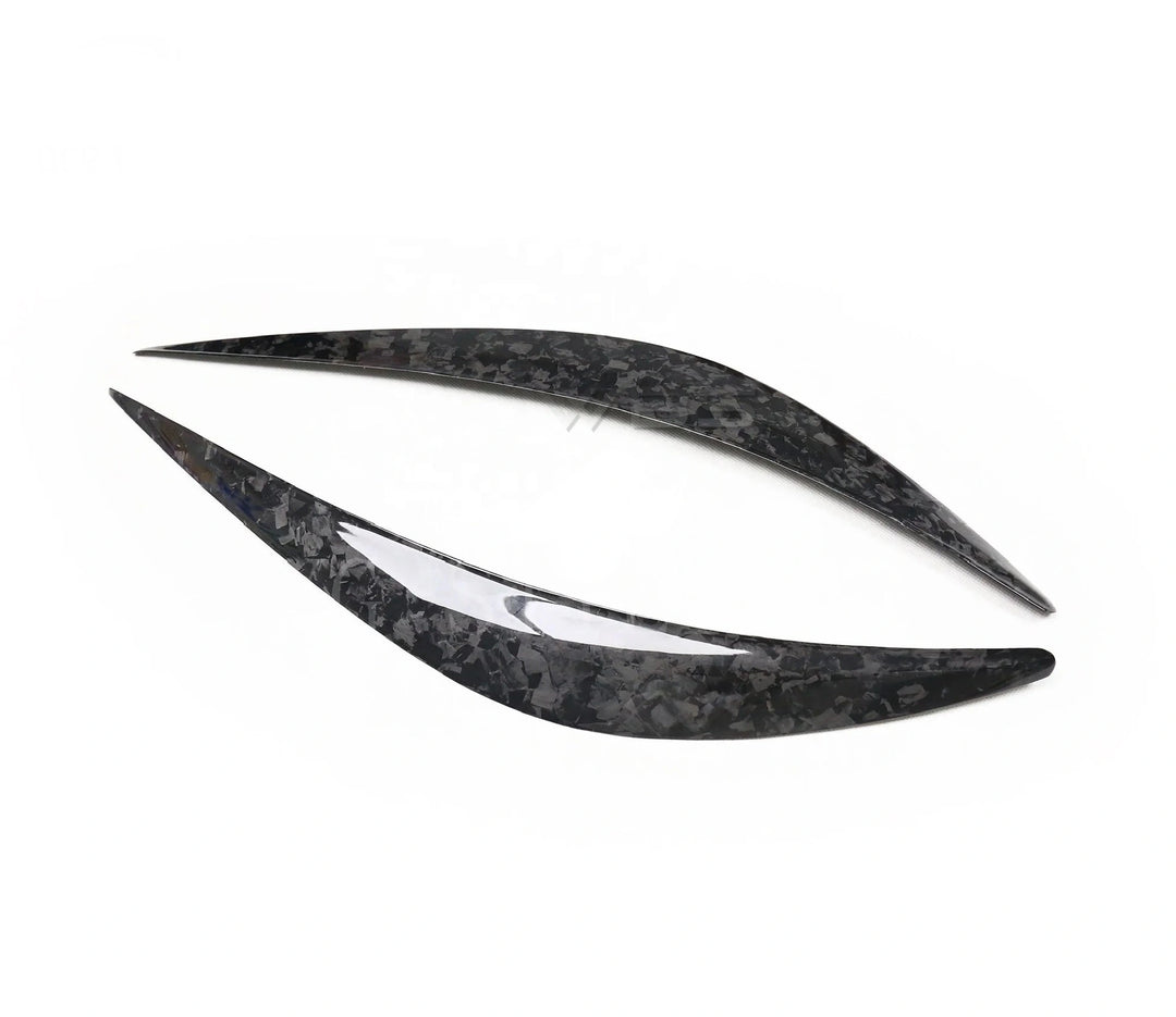 INFINITI Q50 HEADLIGHT EYEBROWS TRIM GENUINE CARBON FIBER