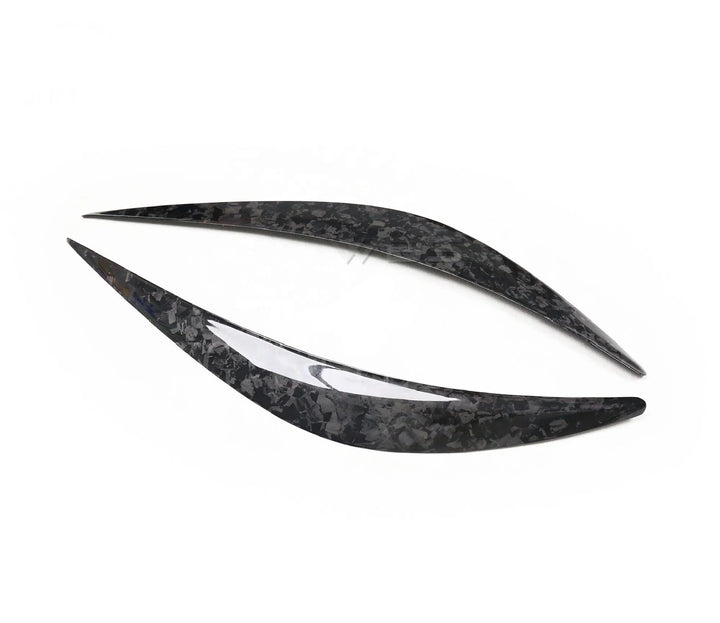 INFINITI Q50 HEADLIGHT EYEBROWS TRIM GENUINE CARBON FIBER