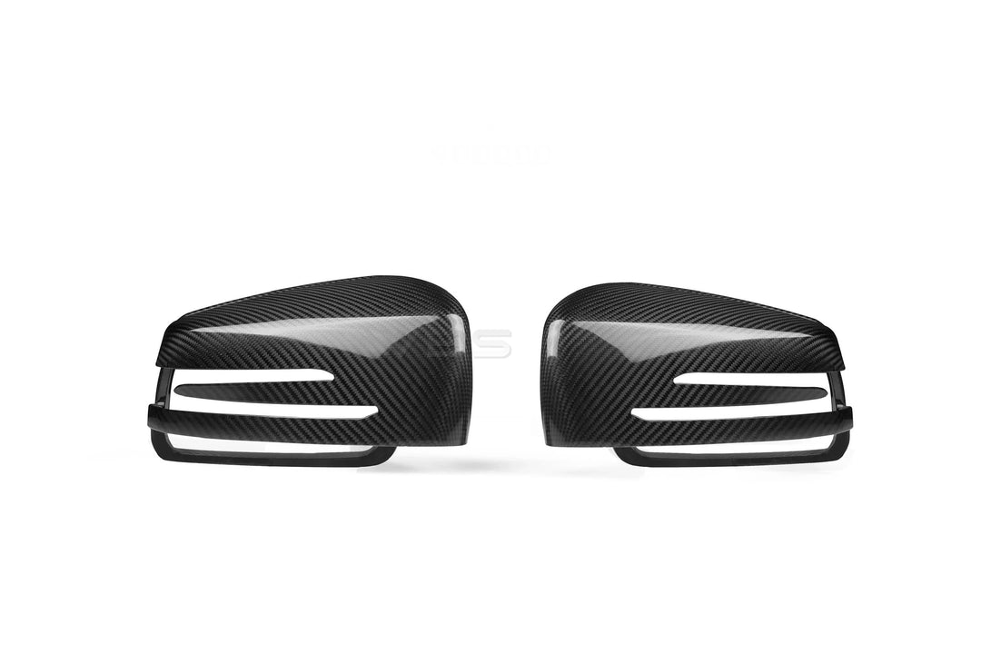 MERCEDES-W218 MIRROR CAPS REPLACEMENT GENUINE CARBON FIBER CLS550/ CLS63