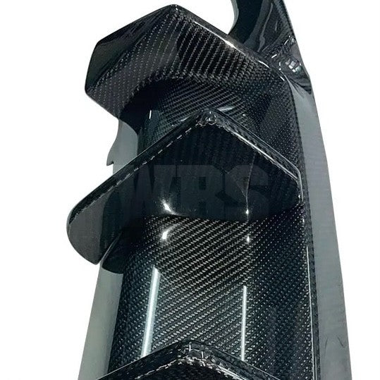 BMW E60 M5 REAR DIFFUSER GENUINE CARBON FIBER GTX STYLE